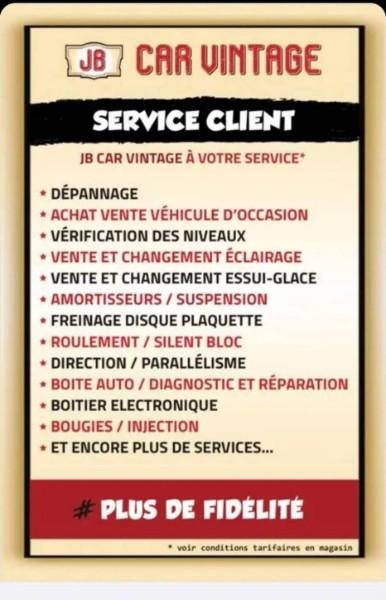 Votre service client JB CAR VINTAGE